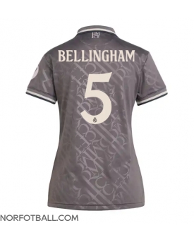 Billige Fotballdrakt Real Madrid Jude Bellingham #5 Replika Tredjedrakt Dame 2024-25 Kortermet